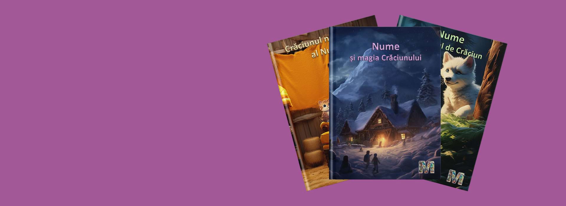 Cărți personalizate de Crăciun